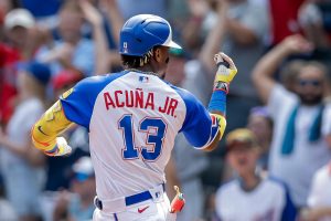 Acuña Jr. ganó la distinción de Jugador del Mes de la Liga Nacional
