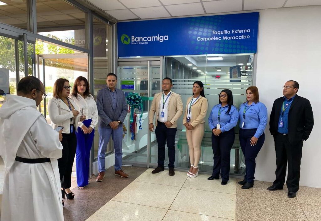 Bancamiga inauguró en Maracaibo Taquilla Externa en Corpoelec