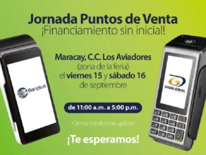 ¡Atención! Banplus realizará Jornada Puntos de Venta en Maracay ¡Financiamiento de 100%! - FOTO