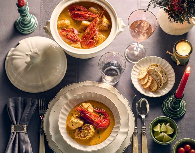 Platos preparados para Navidad