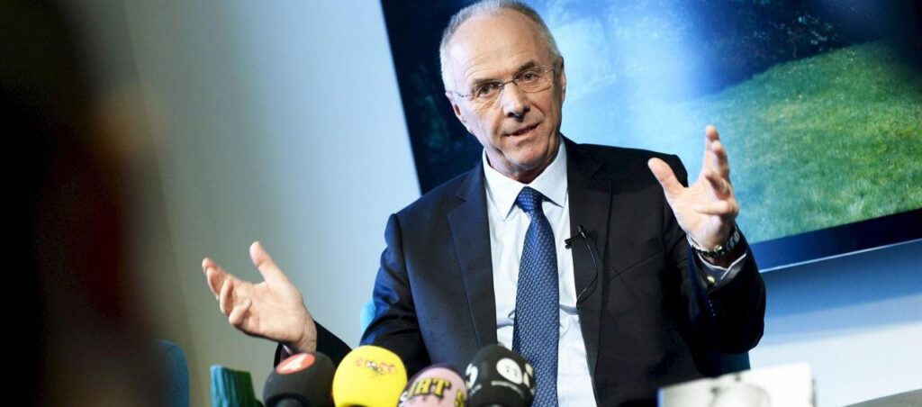 Sven-Goran Eriksson revela que tiene un cáncer terminal