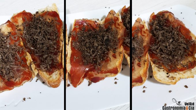 Receta de lomo ibérico y trufa negra