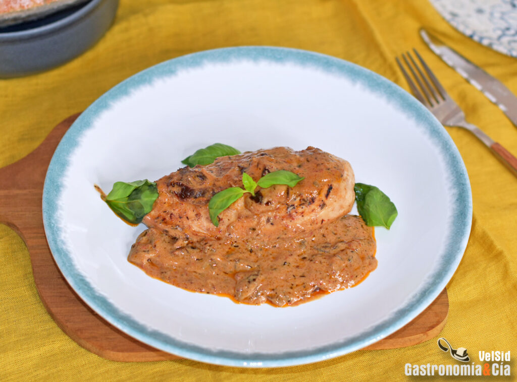 Receta de Pollo cásate conmigo o ‘Marry me chicken’, tan