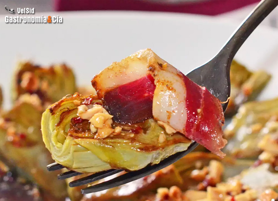 Aperitivos con alcachofas