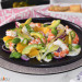 Ensalada de hinojo, gambas y naranja