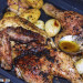 Pollo asado con especias y limón