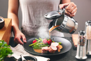 Mantener las salsas muy frías o calientes es fácil con