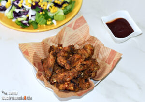 Receta de alitas de pollo crujientes en freidora de aire,