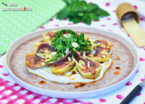 Higos, anchoas y yogur, receta de un aperitivo fácil, delicioso