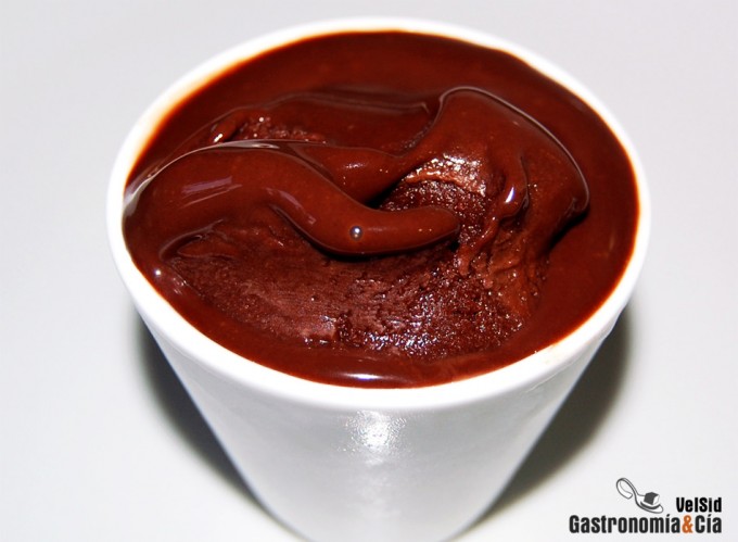 Helado doble chocolate