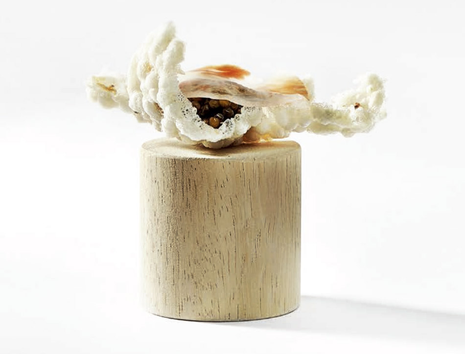 Arroz frito con caviar y papada