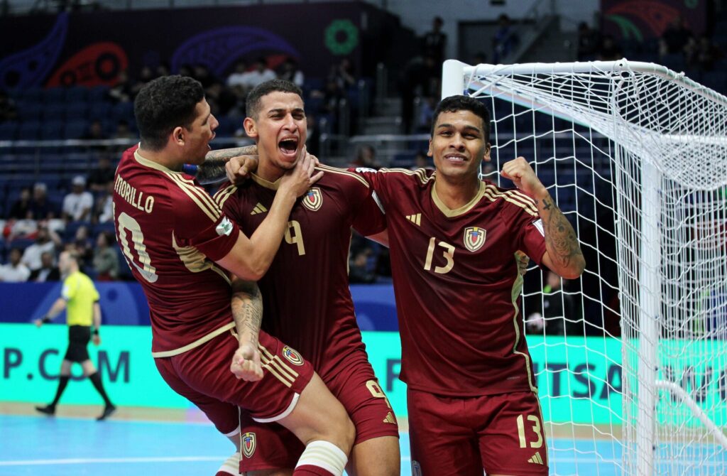 Vinotinto Futsal enfrentará a España en los 8vos. de final