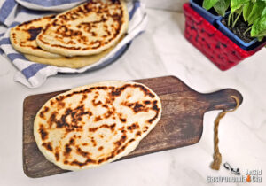 Cómo hacer pan naan en casa, receta básica de un