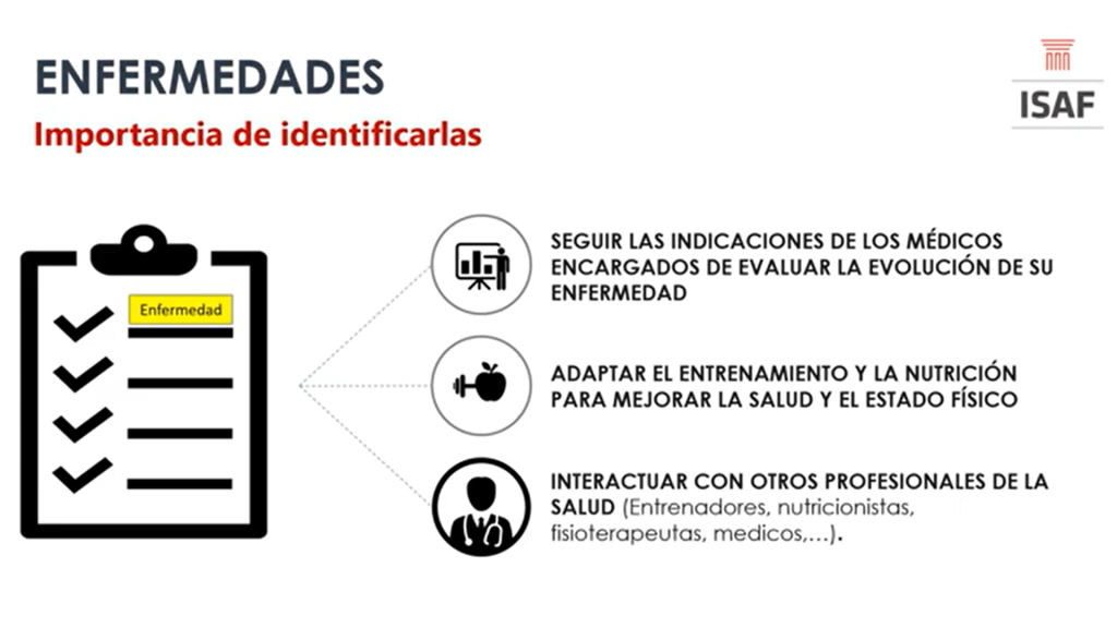 Enfermedades en Clientes y Deportistas