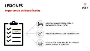 Lesiones en Clientes y Deportistas