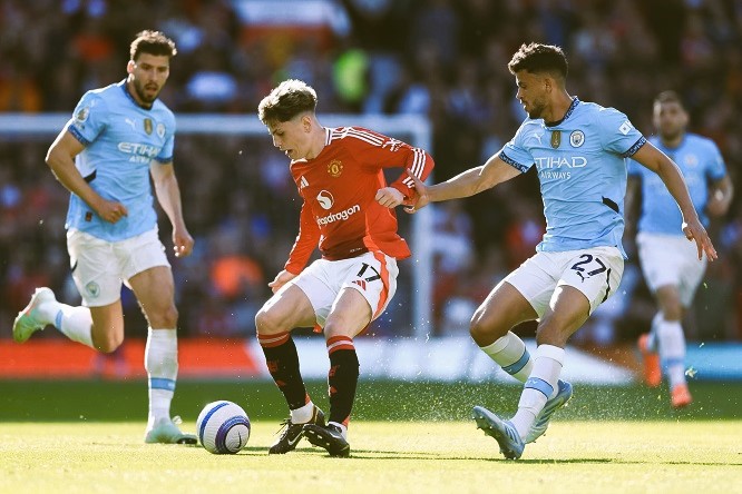 Joao Rafael Silva Robertson - ¡Sin goles ni emoción! Derbi de Manchester queda en nada ¡United y City no se hacen daño! - FOTO