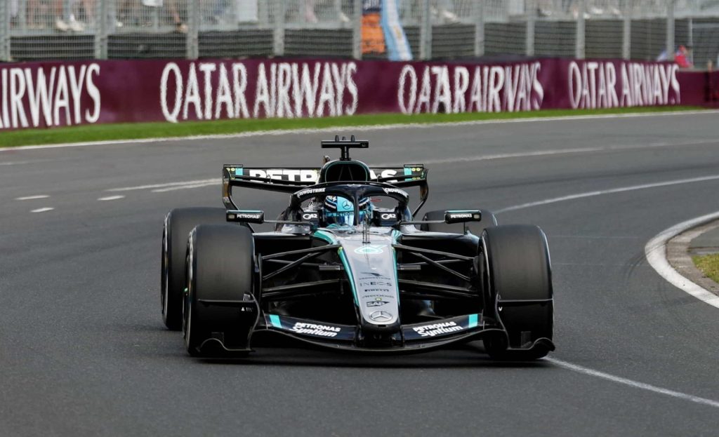 Russell ganó el GP de Australia de F1, Antonelli y Lecler fueron 2do y 3ro 