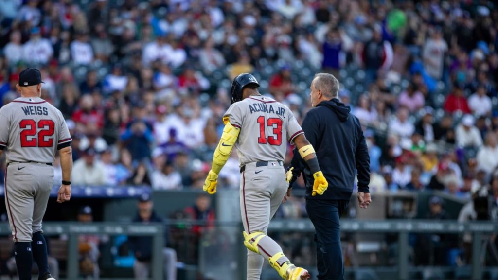 Acuña Jr. ingresa a la lista de lesionados de 10 días