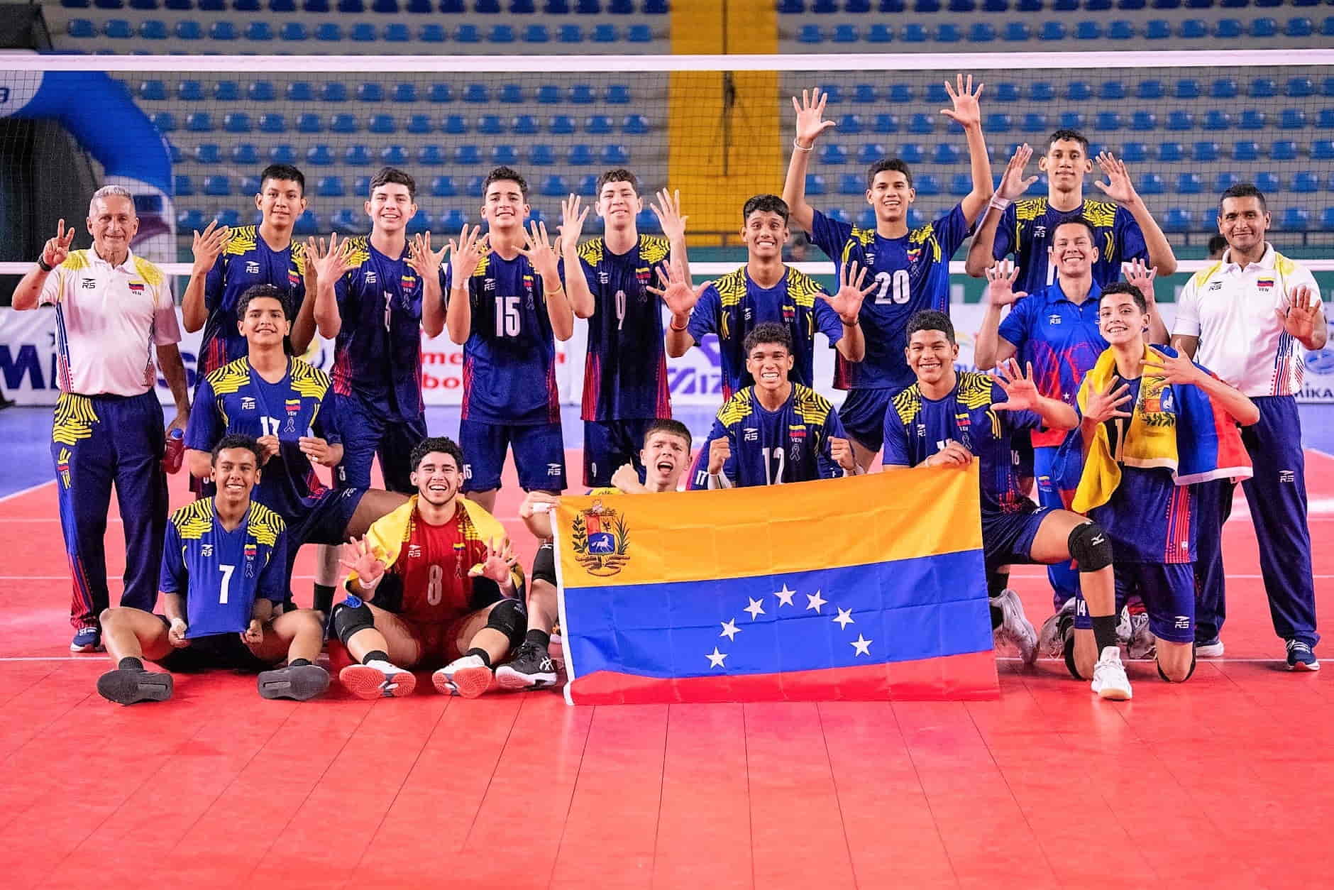 Venezuela es campeona invicta de la Copa Panamericana de Voleibol U17